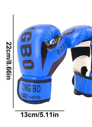 1 Pair Punching Training Workout Fight Exercise Mitts Kids Leather Boxing Gloves Kids Children Train Gym Glove Hand Protector - www.AmBreak.com - 
