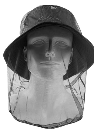 1Pc Ultra Large & Long Extra Fine Holes Mesh Soft Durable Fly Screen Premium Mosquito Insect Head Net Face Protector Camping Cap - www.AmBreak.com - 