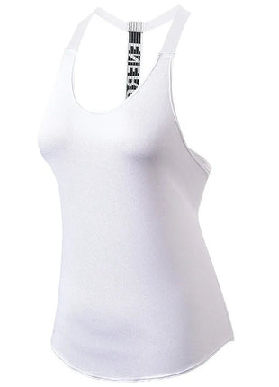 2024 Gym Tops Women's Sports Top Letter Backless Shirts Sleeveless Yoga Tops Fitness Running Quick Dry Tank Crop Top - www.AmBreak.com - 