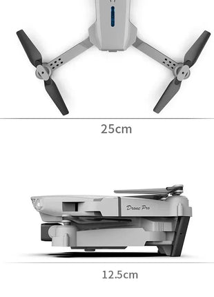 2025 E88 Pro WiFi FPV Drone - Single/Dual 4K/1080P Camera, Wide - Angle HD, Altitude Hold, Foldable Quadcopter RC Helicopter Toy - www.AmBreak.com - 