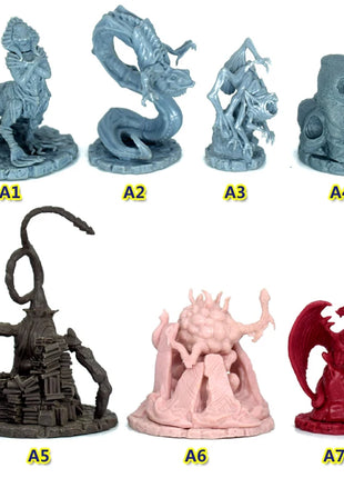 Board game Cthulhu Wars cultists aliens Great Old Deep One starspawn Hunting Horror Ghoul monsters miniatures figures models P2