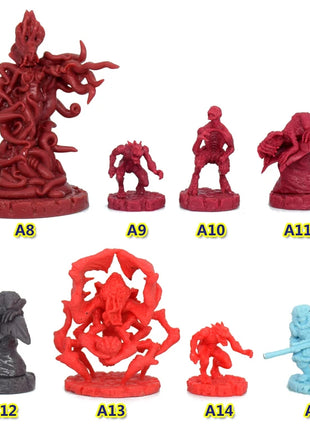 Board game Cthulhu Wars cultists aliens Great Old Deep One starspawn Hunting Horror Ghoul monsters miniatures figures models P2