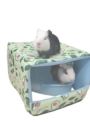 Rabbit Litter Tray Toilet Animal Potty Trainer Bunnies Corner Toilet Box for Ferret Hamster Dragon Cat Guinea Pig Dutch Supplies www.AmBreak.com