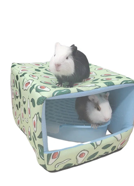 Rabbit Litter Tray Toilet Animal Potty Trainer Bunnies Corner Toilet Box for Ferret Hamster Dragon Cat Guinea Pig Dutch Supplies www.AmBreak.com