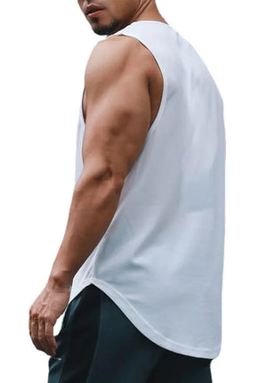 Summer Men's Gym Tank Top Fitness Training Clothing Quick-drying Loose Bodybuilding Sleeveless Shirt Men Fashion Basketball Vest www.AmBreak.com
