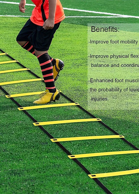 Agility Ladders Nylon Straps For Speed Training And Sports Flexibility Agility Football Training Energy Ladder Equipment
