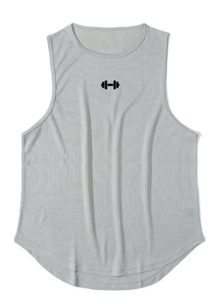 Summer Men's Gym Tank Top Fitness Training Clothing Quick-drying Loose Bodybuilding Sleeveless Shirt Men Fashion Basketball Vest www.AmBreak.com