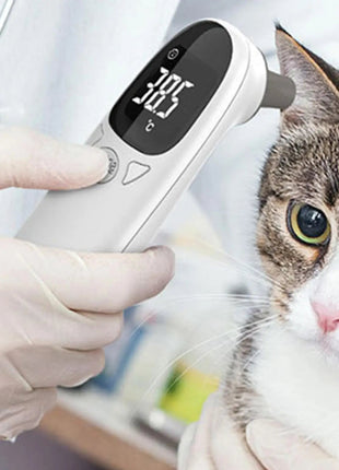 Waterproof Pet Thermometers Vet Tech Thermometers Puppy Thermometers Fever Detection Device For Pet High-Precision Accurate Led www.AmBreak.com