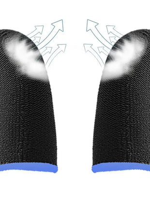 Video Game Finger Sleeves Mobile Phone Game Thumb Finger Protector Nonslip Anti-sweat Carbon Fiber Thumb Sleeve for Touch Screen