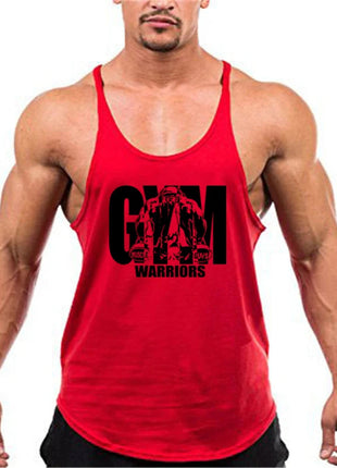 Gym Bodybuilding Tank Tops Fashion Y-back Suspenders Vests Cotton Breathable Sleeveless Singlets Mens Fitness Muscle Sport Shirt www.AmBreak.com