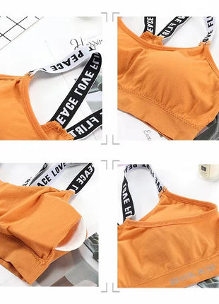 Women Sexy Sports Bra Tops For Gym Top Fitness Yoga Female Pad Sportswear Vest Tank Tops Sport Push Up Sports Bras Underwear www.AmBreak.com