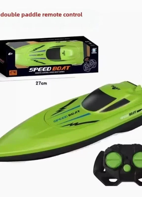 Children's Remote Control Boat Toy Submersible High Speed Speedboat  Simulated Electric Ship Boys' Watercraft Model