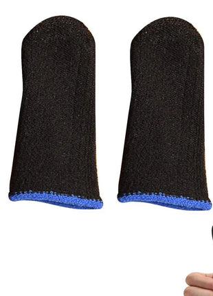 Video Game Finger Sleeves Mobile Phone Game Thumb Finger Protector Nonslip Anti-sweat Carbon Fiber Thumb Sleeve for Touch Screen