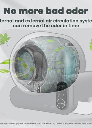 Intelligent Automatic Multiple Smart Cat Litter Box areneros para gatos Self Cleaning Litter Box for Cats Luxury Self-cleaning www.AmBreak.com