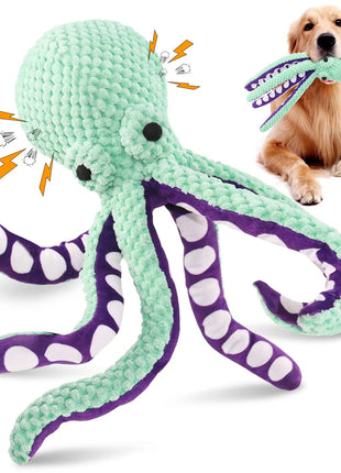 Pet Plush Toy Cat Dog Voice Octopus Shell Puzzle Toy Bite Resistant Interactive Pet Dog Teeth Cleaning Chew Toy Pet Supplies www.AmBreak.com