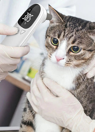 Waterproof Pet Thermometers Vet Tech Thermometers Puppy Thermometers Fever Detection Device For Pet High-Precision Accurate Led www.AmBreak.com
