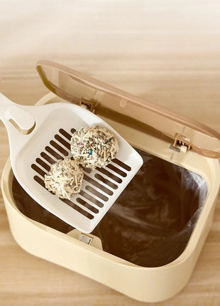 Cat litter bin specialized garbage bag forshoveling feces cat litter companioncat feces bin presstypefeces cleaning toolsupplies www.AmBreak.com