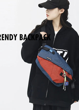 High Quality Nylon Panelled Waist Packs 2024 New Brand Unisex Chest Pack Casual Outdoor Travel Crossbody Bag Men Wasit Belt Bags www.AmBreak.com