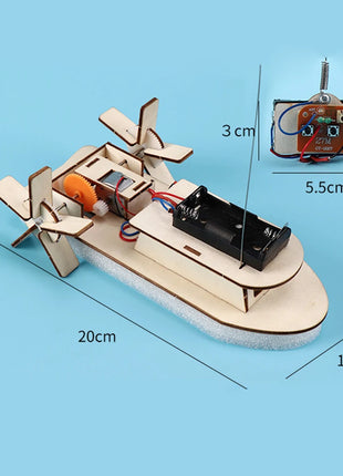 DIY Science Toys Children Educational STEM Projects Kits 3D Assemble Car Boat Model Wood Puzzle Toy Scientific Experiment Kit