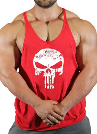 Top Gyms Men's Clothes Tank Vest Gym Shirt Undershirt Man Sportswear Bodybuilding Workout Vests Muscle Clothing Brand Fitness www.AmBreak.com