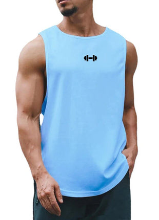 Summer Men's Gym Tank Top Fitness Training Clothing Quick-drying Loose Bodybuilding Sleeveless Shirt Men Fashion Basketball Vest www.AmBreak.com