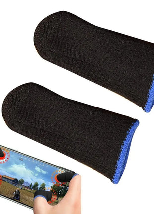 Video Game Finger Sleeves Mobile Phone Game Thumb Finger Protector Nonslip Anti-sweat Carbon Fiber Thumb Sleeve for Touch Screen