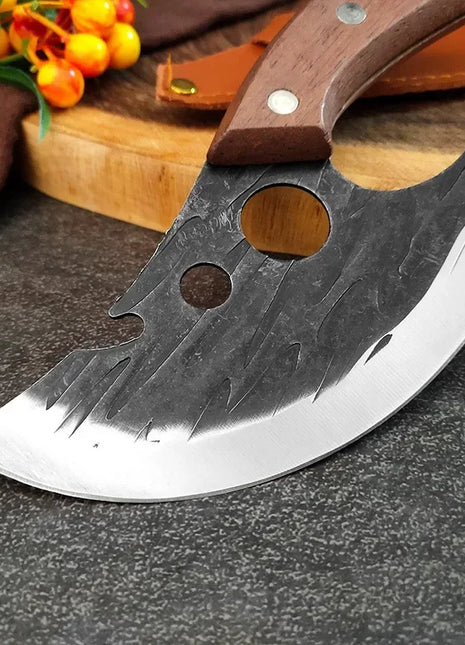 2025new Outdoor Pick Bones Dedicated Knife Hand-Forged Meat Cutting Knife Slaughter Professional Meat Selling Knife