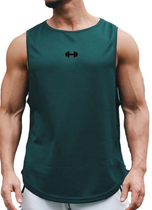 Summer Men's Gym Tank Top Fitness Training Clothing Quick-drying Loose Bodybuilding Sleeveless Shirt Men Fashion Basketball Vest www.AmBreak.com