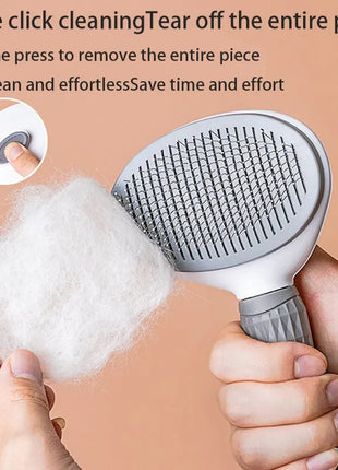Pet Dog Hair Brush Cat Comb Pet Hair Remover Brush for Dogs Cats Puppy Kitten Grooming Tools Dogs Accessories Pet Supplies www.AmBreak.com