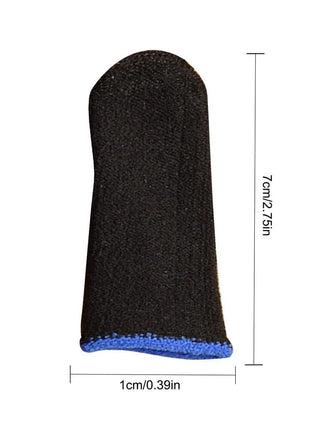 Video Game Finger Sleeves Mobile Phone Game Thumb Finger Protector Nonslip Anti-sweat Carbon Fiber Thumb Sleeve for Touch Screen