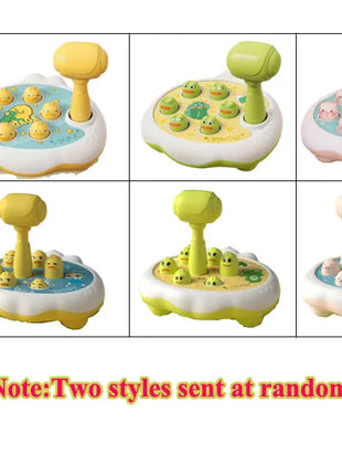 Duck/Frog/Pig Baby Toy Montessori Learning Game Educational Puzzle Gift for 12 24 Months Toddler Boy/Girl with Hammer