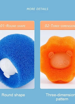 Pet Hair Remover for Washing Machine Reusable Cats Dogs Fur Sticker Hair Brush Lint Dust Collector Dryer Cleaning Laundry Tools www.AmBreak.com