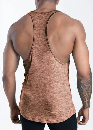 Men's Sports Fitness Tank Top Summer GYM Training  Undershirt Running Basketball Quick Drying Breathable loose Tank Top men tops www.AmBreak.com