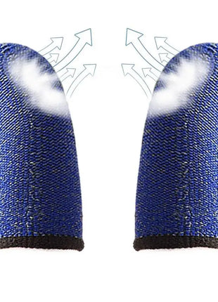 Video Game Finger Sleeves Mobile Phone Game Thumb Finger Protector Nonslip Anti-sweat Carbon Fiber Thumb Sleeve for Touch Screen