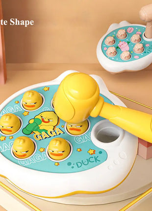 Duck/Frog/Pig Baby Toy Montessori Learning Game Educational Puzzle Gift for 12 24 Months Toddler Boy/Girl with Hammer