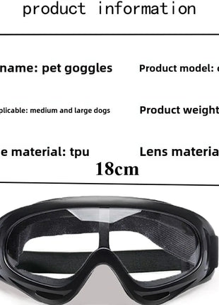 Pet Adjustable Dog Goggles Sunglasses Anti-UV Sun Glasses Eye Wear Protection Black Widely Used Dog Sunglasses Pet Dog Supplies www.AmBreak.com
