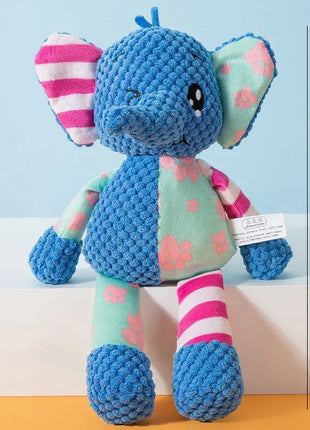 Pet Plush Toy Cat Dog Puzzle Toy Cute Animals Bite Resistant Interactive Squeaky Pet Dog Teeth Cleaning Chew Toy Pet Supplies www.AmBreak.com