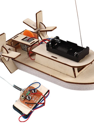 DIY Science Toys Children Educational STEM Projects Kits 3D Assemble Car Boat Model Wood Puzzle Toy Scientific Experiment Kit