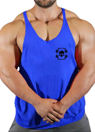 Gym Vest Fitness Shirt Muscle Man Singlet Men Tank Tops Stringer Sleeveless Sweatshirt Men's Singlets Top for Fitness Clothing www.AmBreak.com