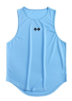 Summer Men's Gym Tank Top Fitness Training Clothing Quick-drying Loose Bodybuilding Sleeveless Shirt Men Fashion Basketball Vest www.AmBreak.com