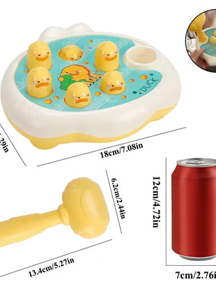 Duck/Frog/Pig Baby Toy Montessori Learning Game Educational Puzzle Gift for 12 24 Months Toddler Boy/Girl with Hammer