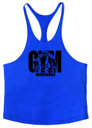 Gym Bodybuilding Tank Tops Fashion Y-back Suspenders Vests Cotton Breathable Sleeveless Singlets Mens Fitness Muscle Sport Shirt www.AmBreak.com
