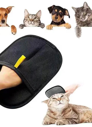 Pet Hair Cleaning And Collection Gloves Pet Double-sided Multi-functional Beauty Glove Tool Reduce The Pressure Of Pet Ownership www.AmBreak.com