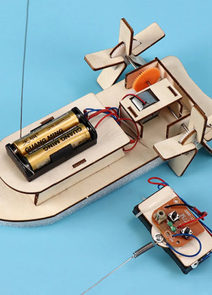 DIY Science Toys Children Educational STEM Projects Kits 3D Assemble Car Boat Model Wood Puzzle Toy Scientific Experiment Kit