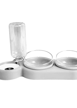Pet Cat Food Bowl, Splash - proof Water, Three Bowl Neck Protection, Automatic Feeder, Water Storage Dispenser, Pet Dog Feeder www.AmBreak.com