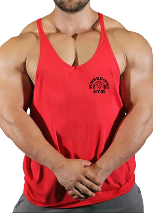 Gym Top Men Bodybuilding Shirt Fitness Men's Vest Singlet Sleeveless Sweatshirt Man Clothes Clothing Stringer Vests Singlets www.AmBreak.com