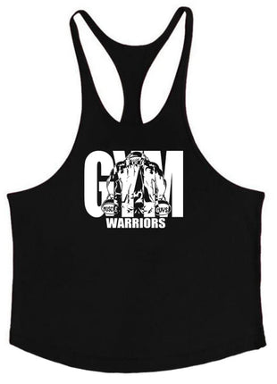 Gym Bodybuilding Tank Tops Fashion Y-back Suspenders Vests Cotton Breathable Sleeveless Singlets Mens Fitness Muscle Sport Shirt www.AmBreak.com