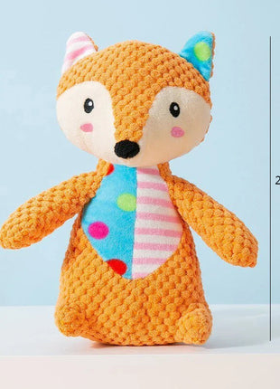 Pet Plush Toy Cat Dog Puzzle Toy Cute Animals Bite Resistant Interactive Squeaky Pet Dog Teeth Cleaning Chew Toy Pet Supplies www.AmBreak.com