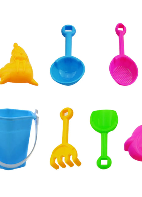 Toys For Children 7 Piece Beach Toy Sand Set Sand Play Sandpit Toy Summer Outdoor Toy Funny Gifts игрушки для девочек Juguetes