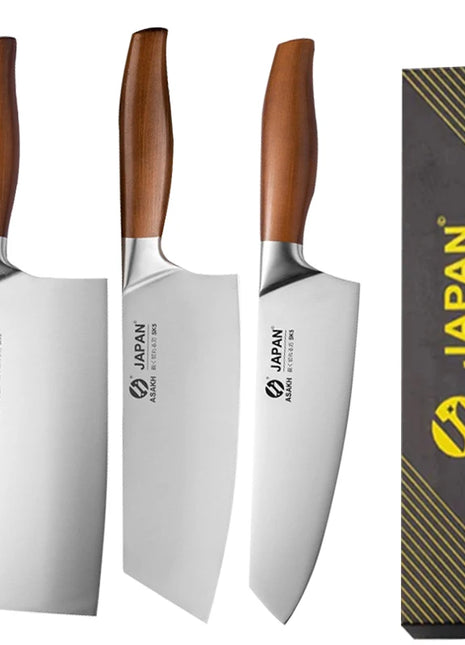 Professional Japanese Kitchen Knives Set Stainless Steel Fish Fillet Meat Cleaver Chef Knife Slicing Santoku Knife Cooking Tools